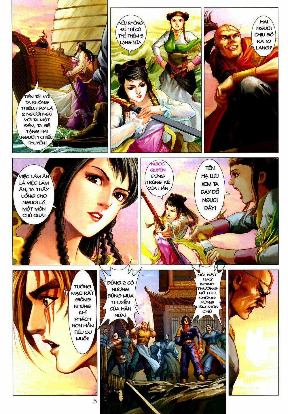 Thần Chưởng Long Kiếm Phi Chapter 4 trang 4