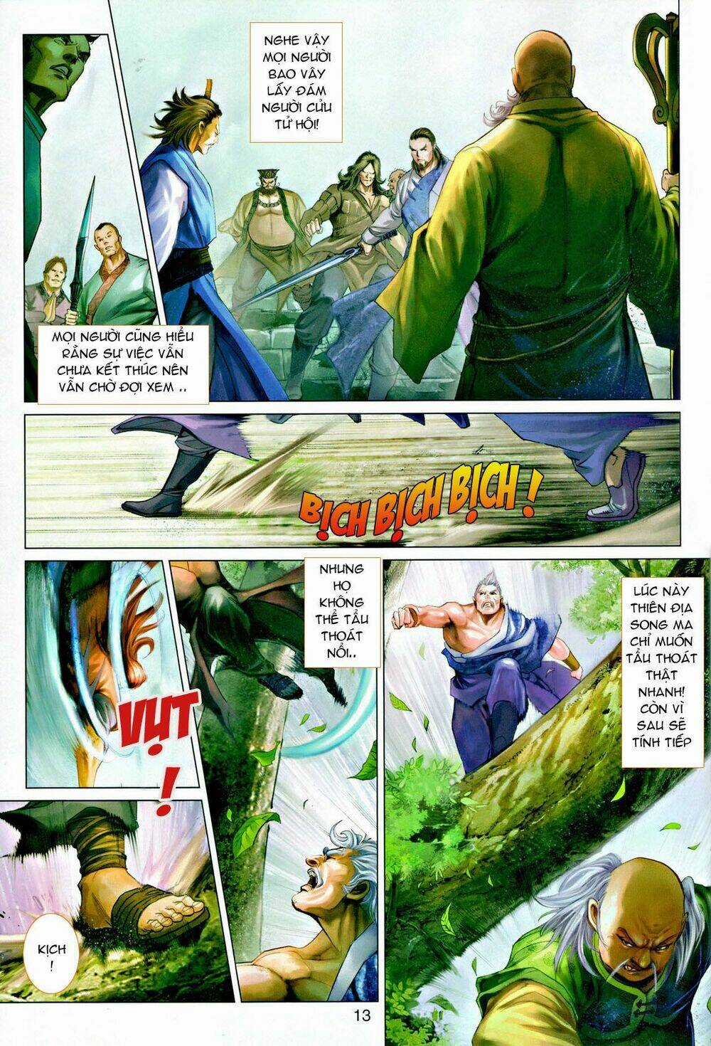 Thần Chưởng Long Kiếm Phi Chapter 40 trang 13