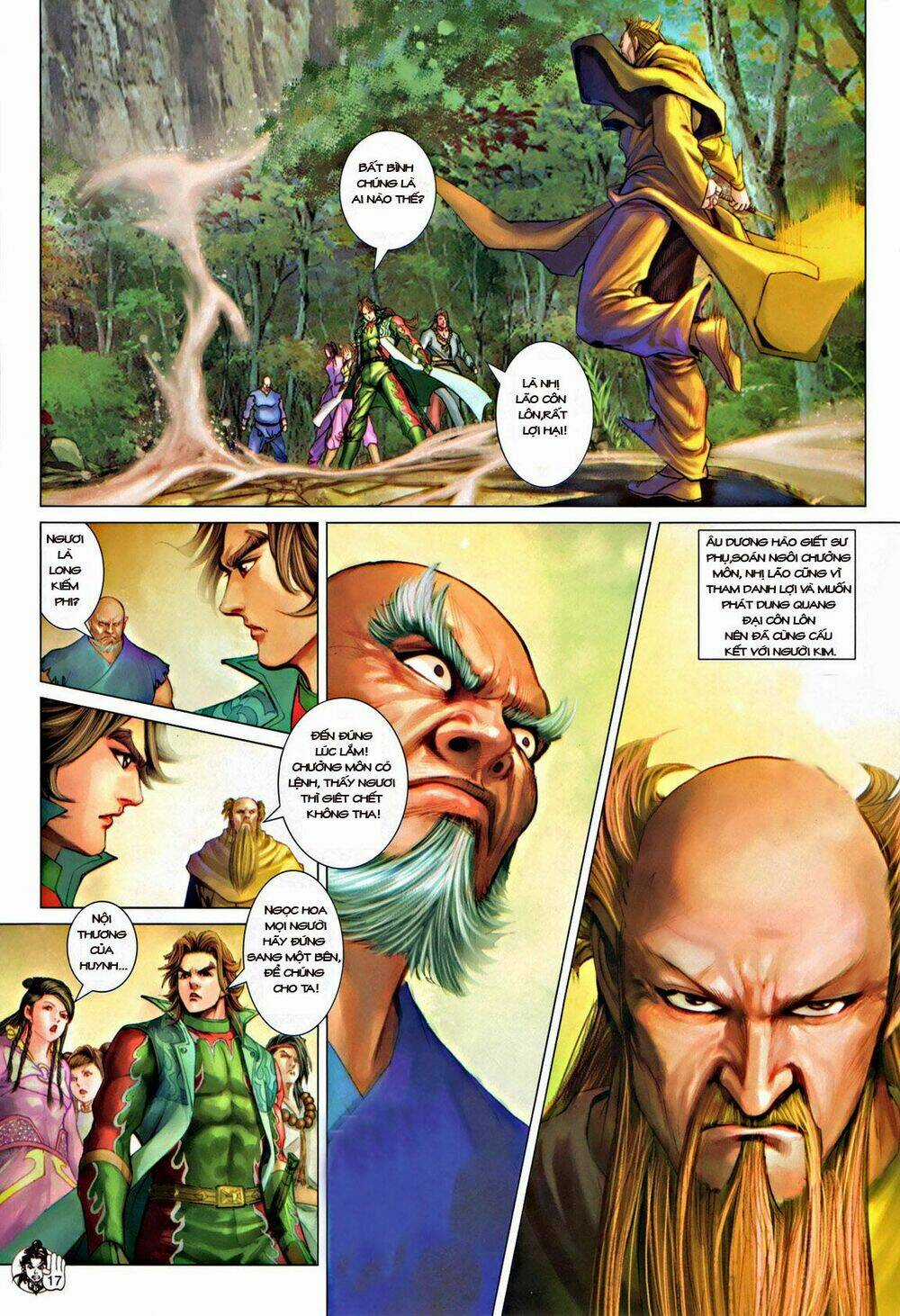 Thần Chưởng Long Kiếm Phi Chapter 53 trang 15