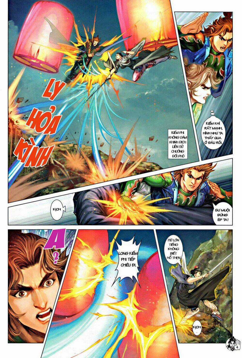 Thần Chưởng Long Kiếm Phi Chapter 55 trang 3