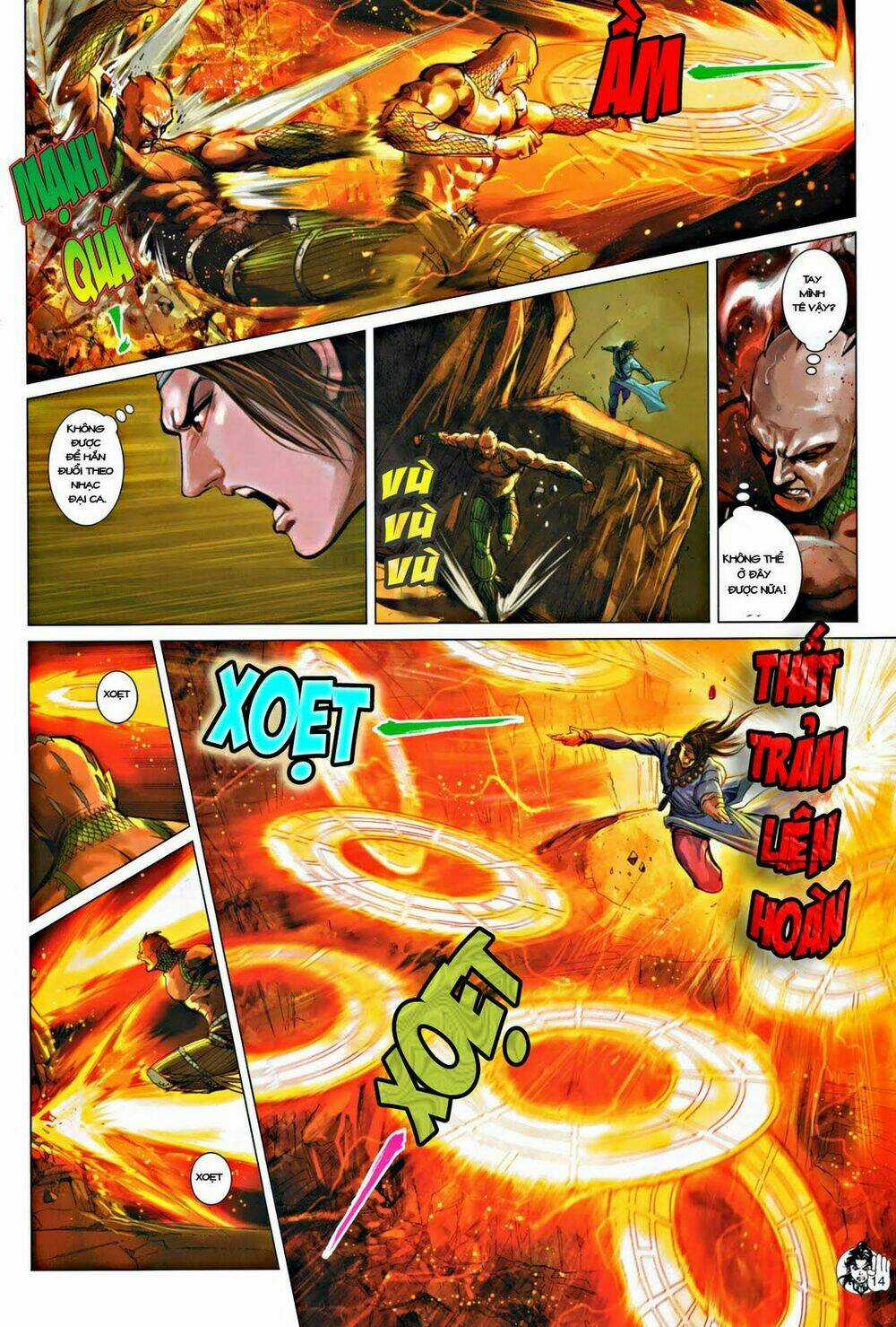 Thần Chưởng Long Kiếm Phi Chapter 56 trang 14
