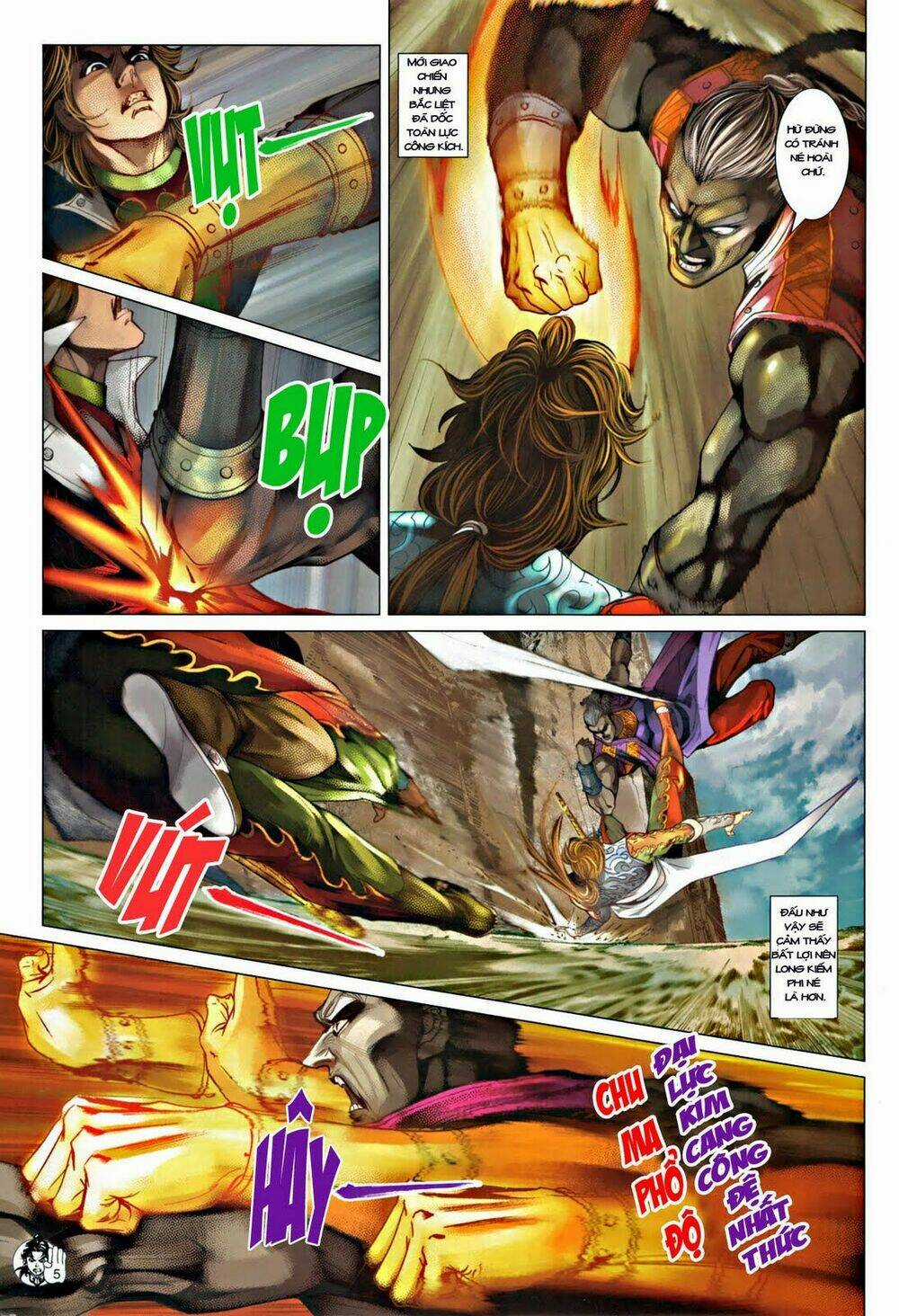 Thần Chưởng Long Kiếm Phi Chapter 56 trang 5