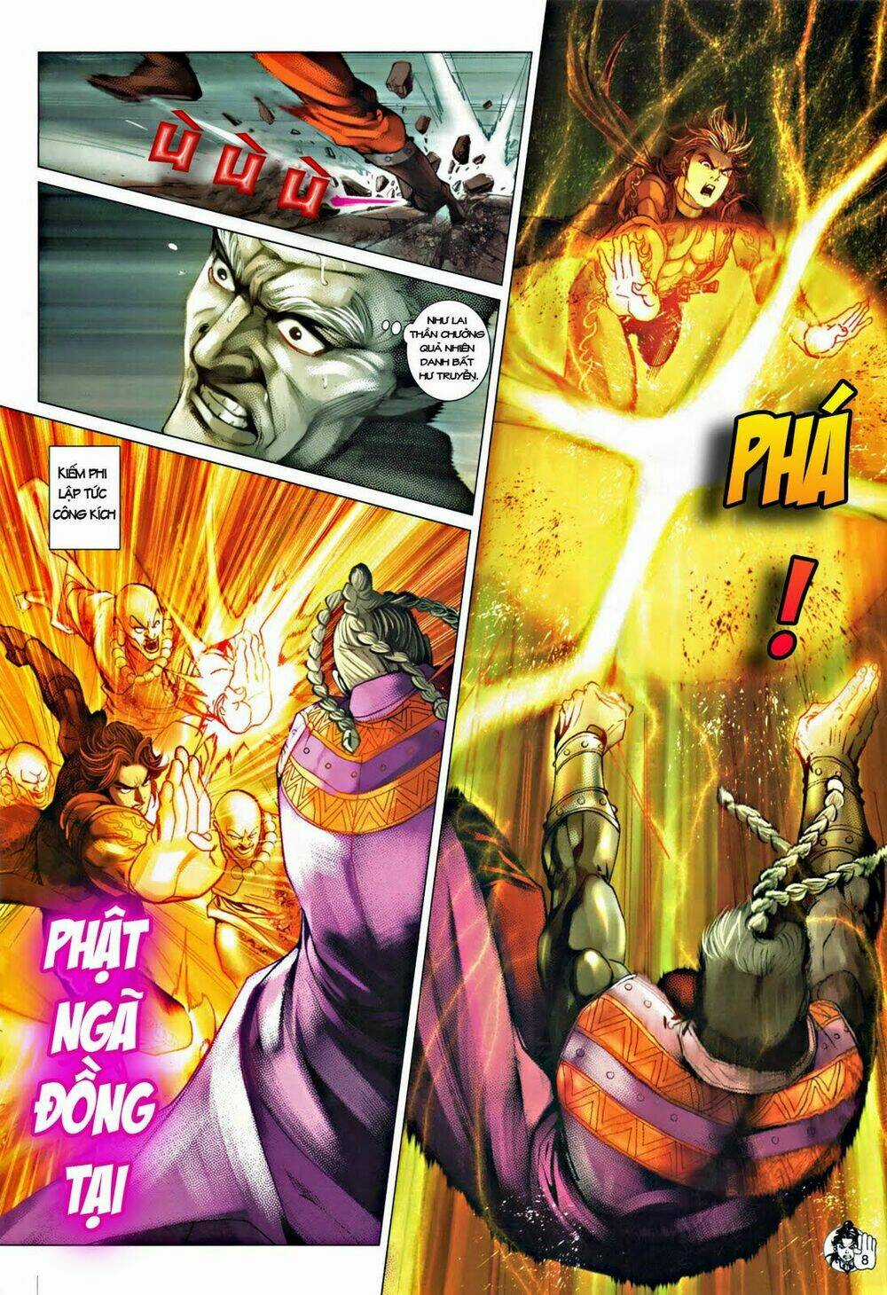 Thần Chưởng Long Kiếm Phi Chapter 56 trang 8