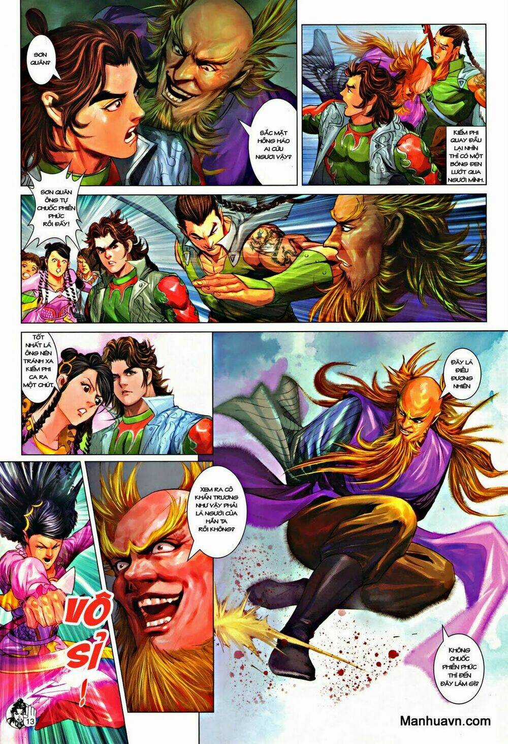 Thần Chưởng Long Kiếm Phi Chapter 59 trang 13