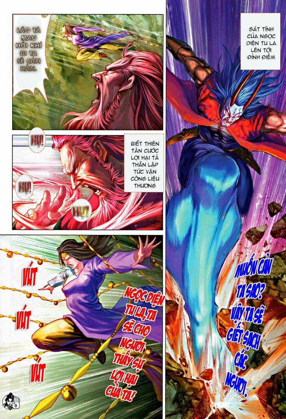 Thần Chưởng Long Kiếm Phi Chapter 68 trang 9