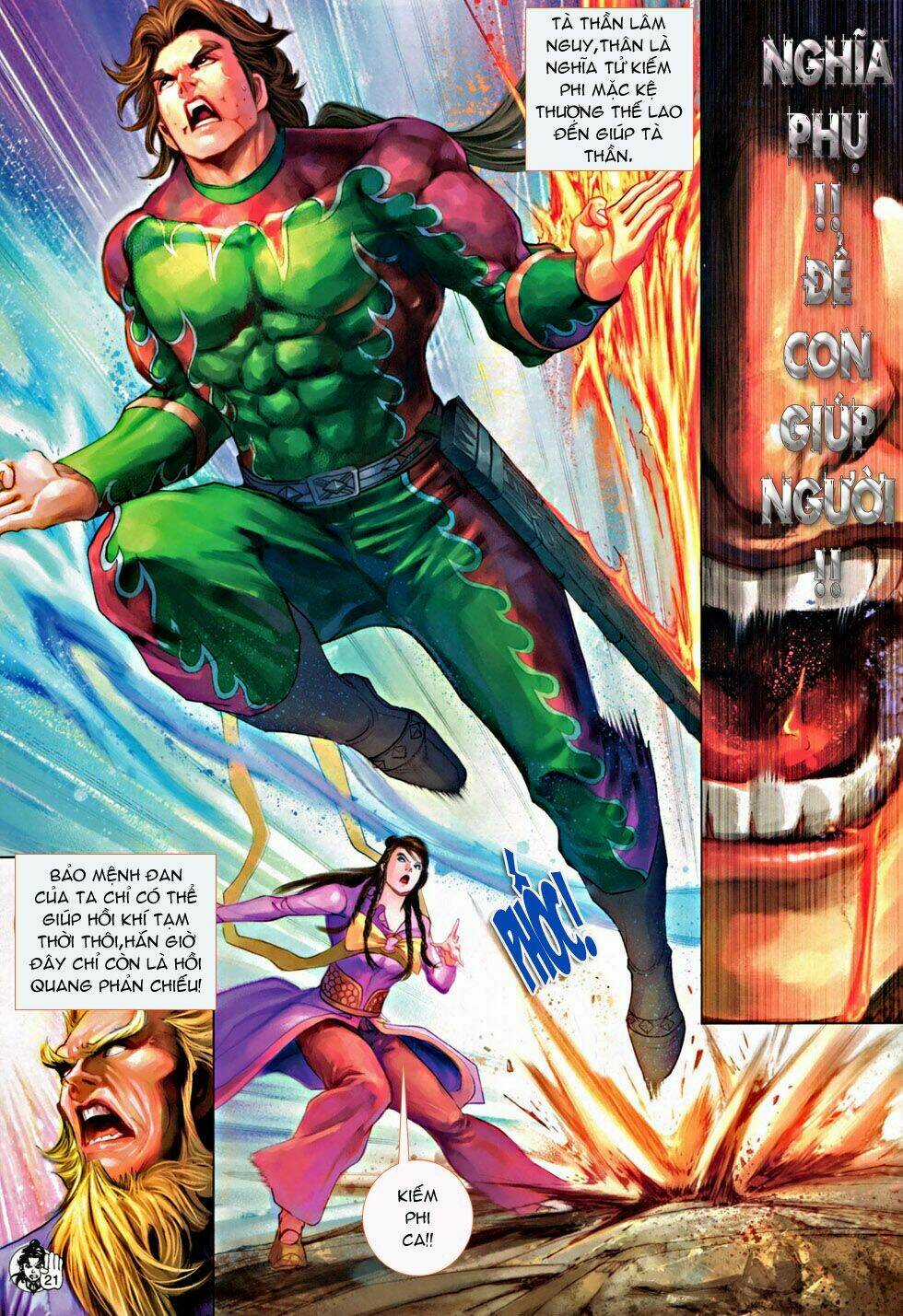 Thần Chưởng Long Kiếm Phi Chapter 70 trang 21