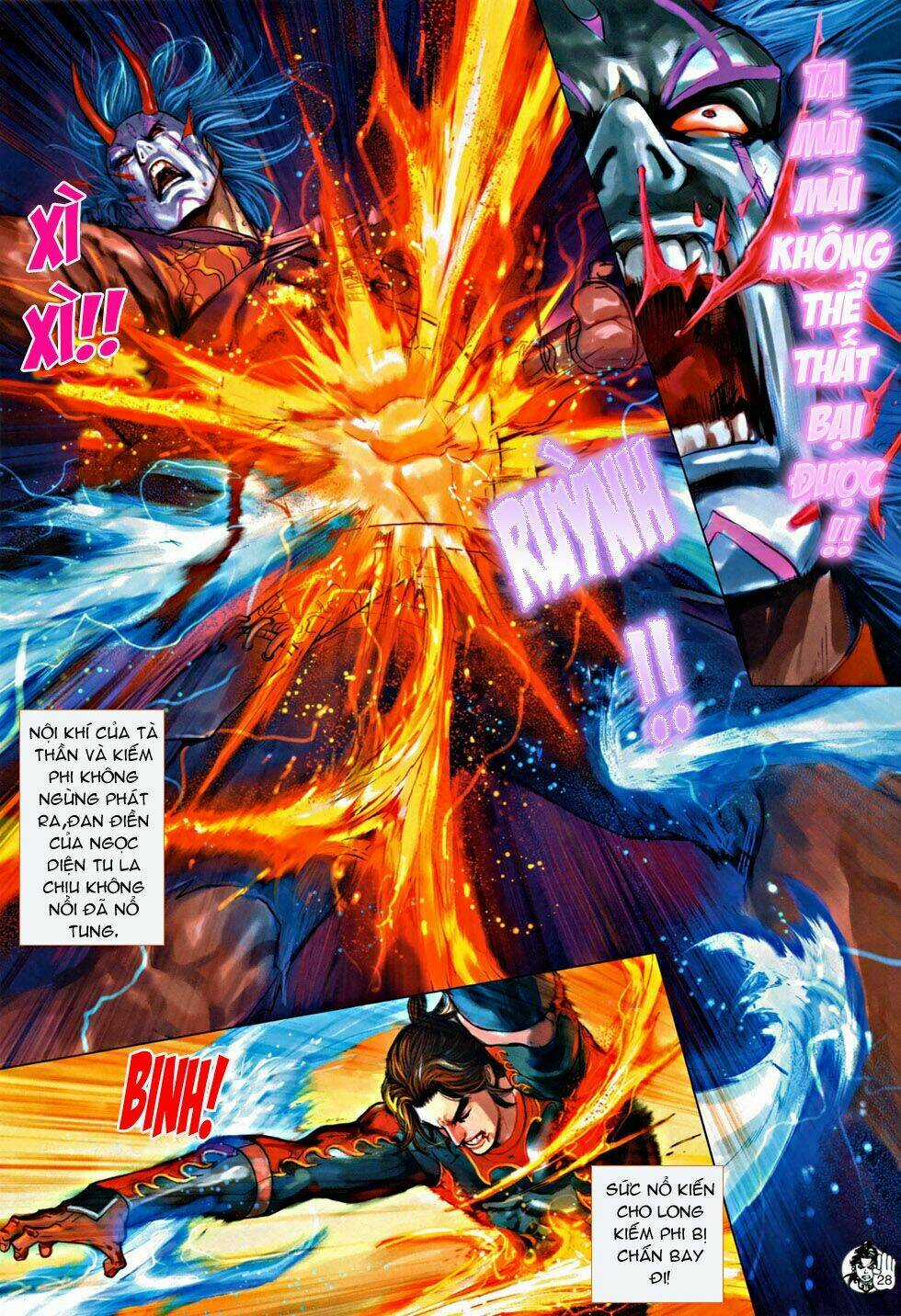 Thần Chưởng Long Kiếm Phi Chapter 70 trang 28