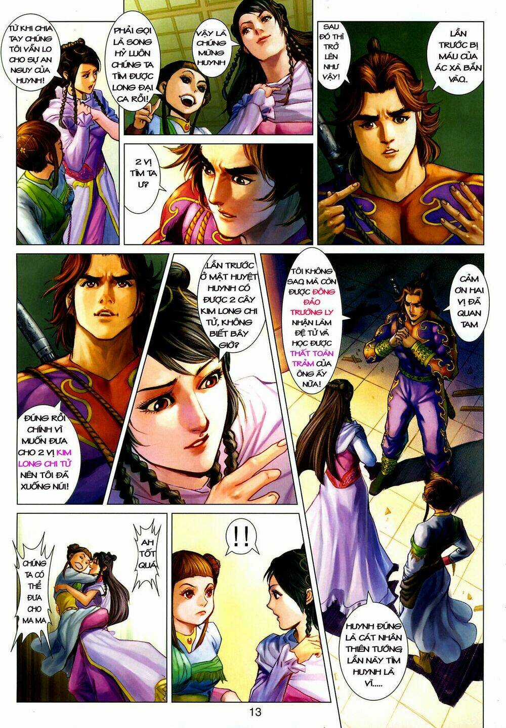 Thần Chưởng Long Kiếm Phi Chapter 8 trang 14