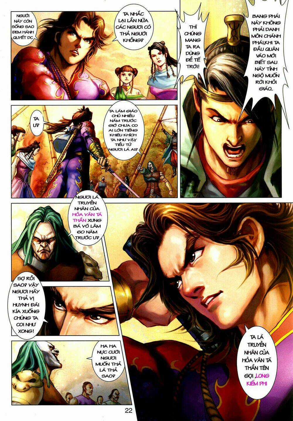 Thần Chưởng Long Kiếm Phi Chapter 8 trang 22