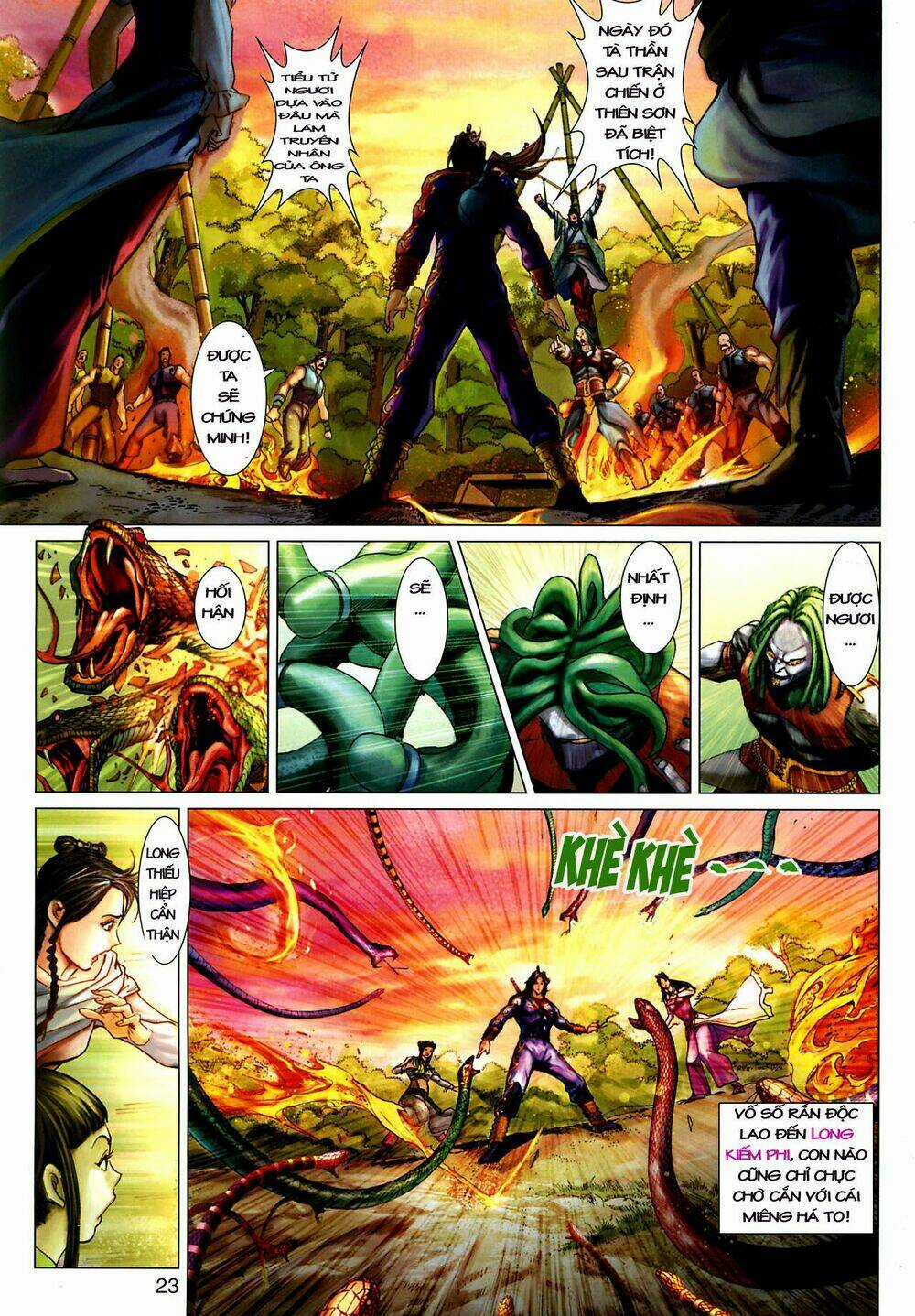 Thần Chưởng Long Kiếm Phi Chapter 8 trang 23