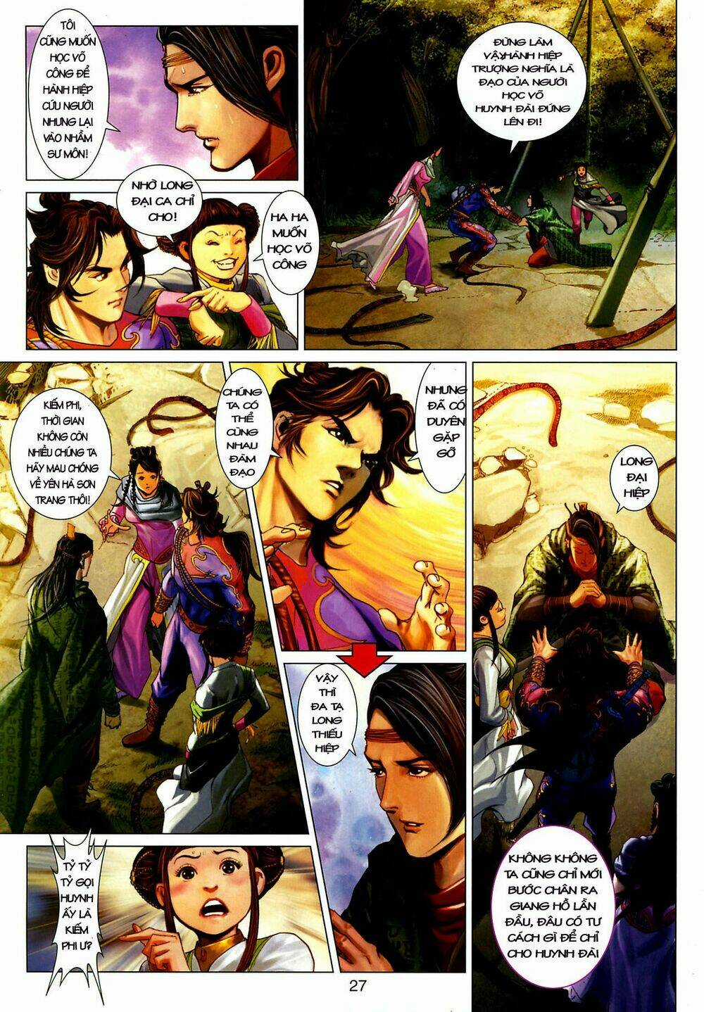 Thần Chưởng Long Kiếm Phi Chapter 8 trang 27