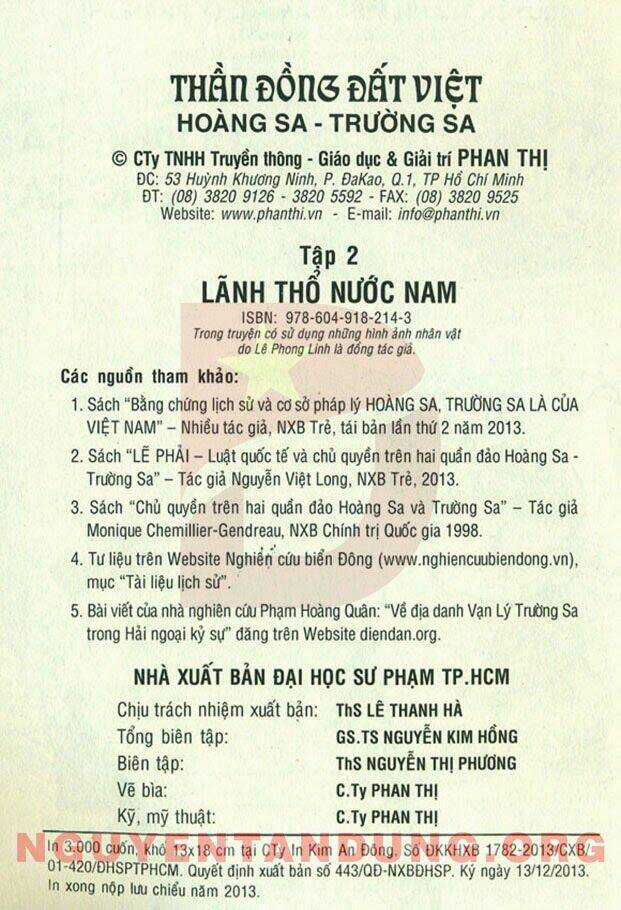 Thần Đồng Đất Việt Hoàng Sa Trường Sa Chapter 2 trang 2