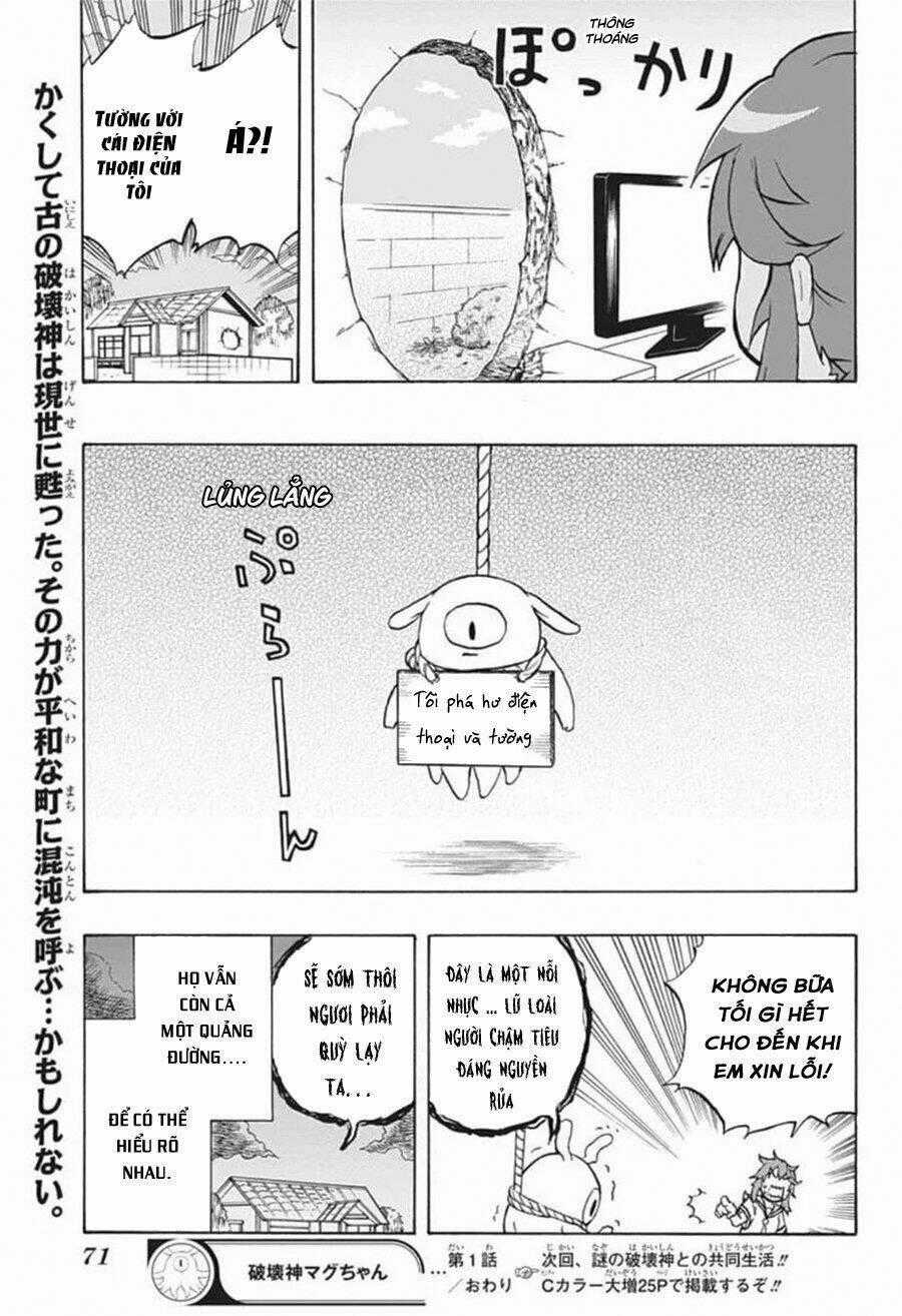 Thần Hủy Diệt: Magu-Chan Chapter 1 trang 53