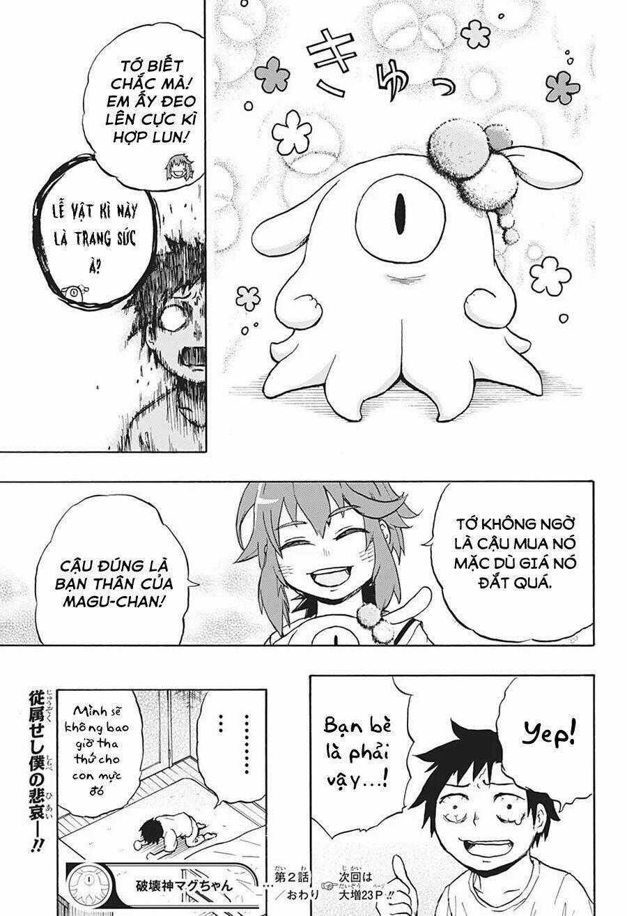 Thần Hủy Diệt: Magu-Chan Chapter 2 trang 26