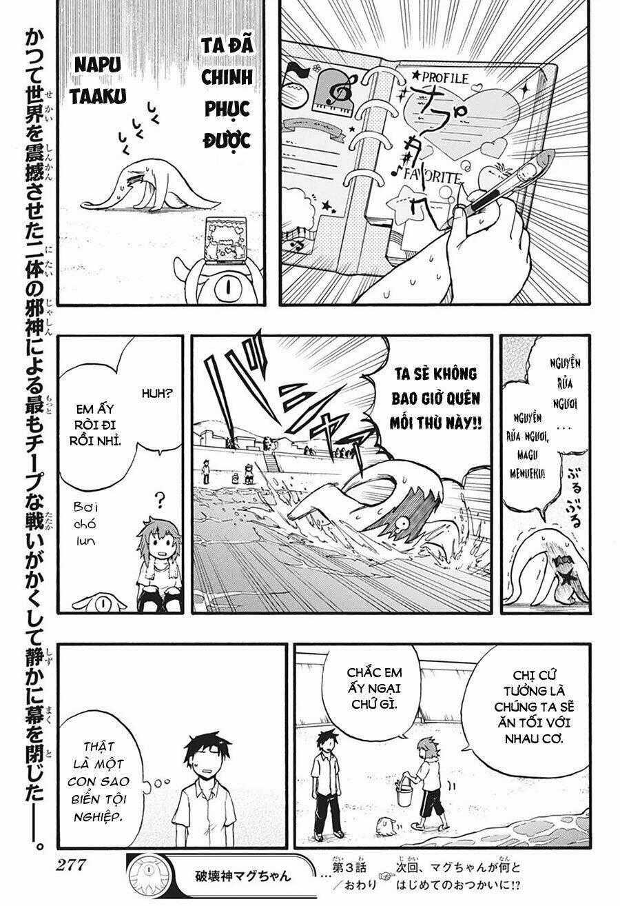 Thần Hủy Diệt: Magu-Chan Chapter 3 trang 24