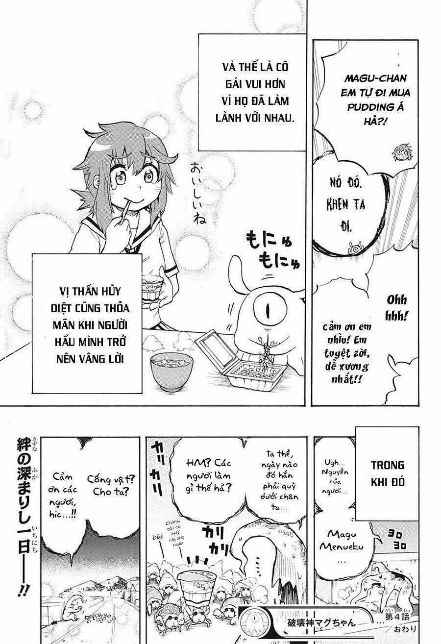 Thần Hủy Diệt: Magu-Chan Chapter 4 trang 20