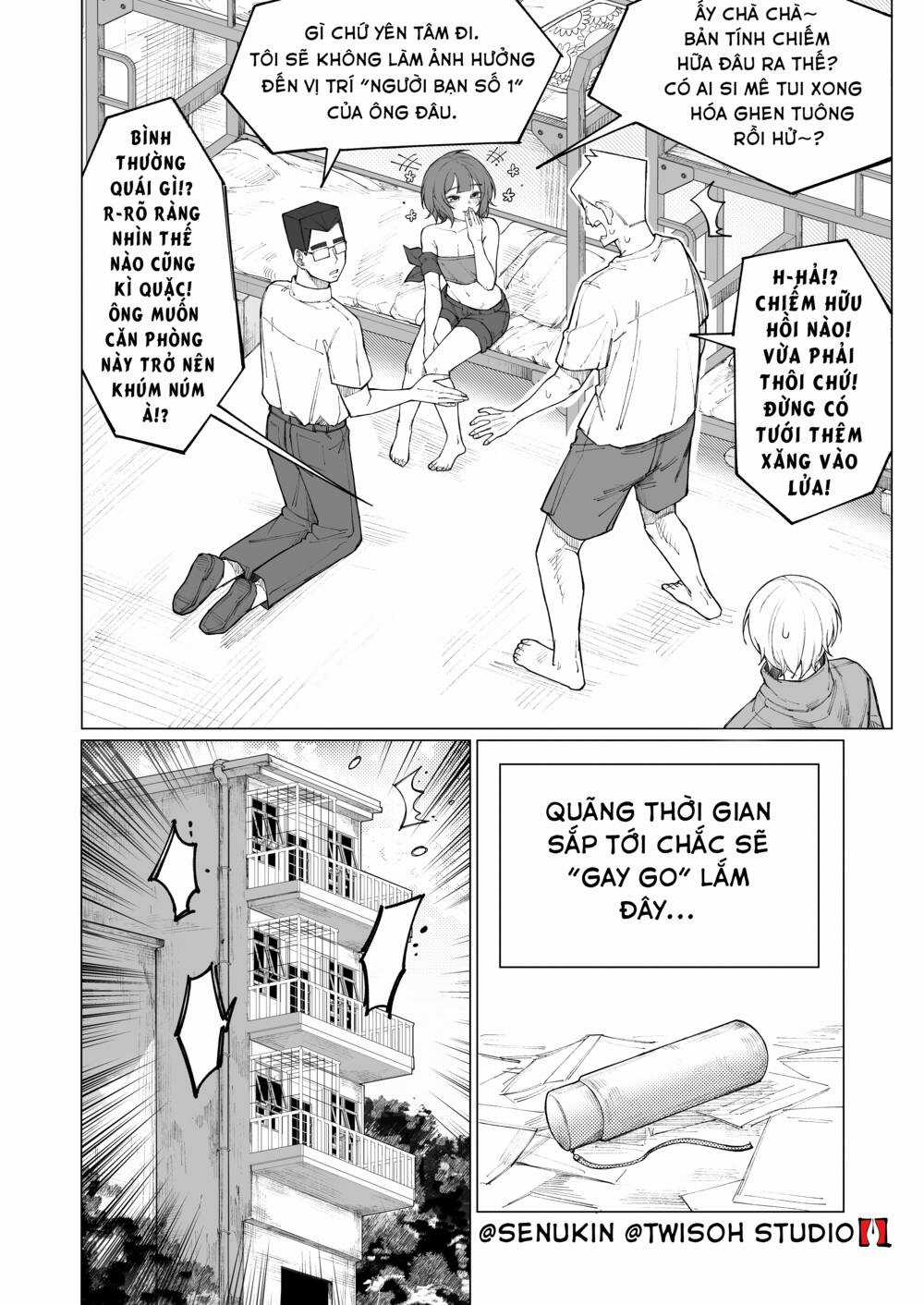 Thằng Bạn Cùng Phòng Của Tôi Chắc Cũng Xinh? Chapter 5 trang 10