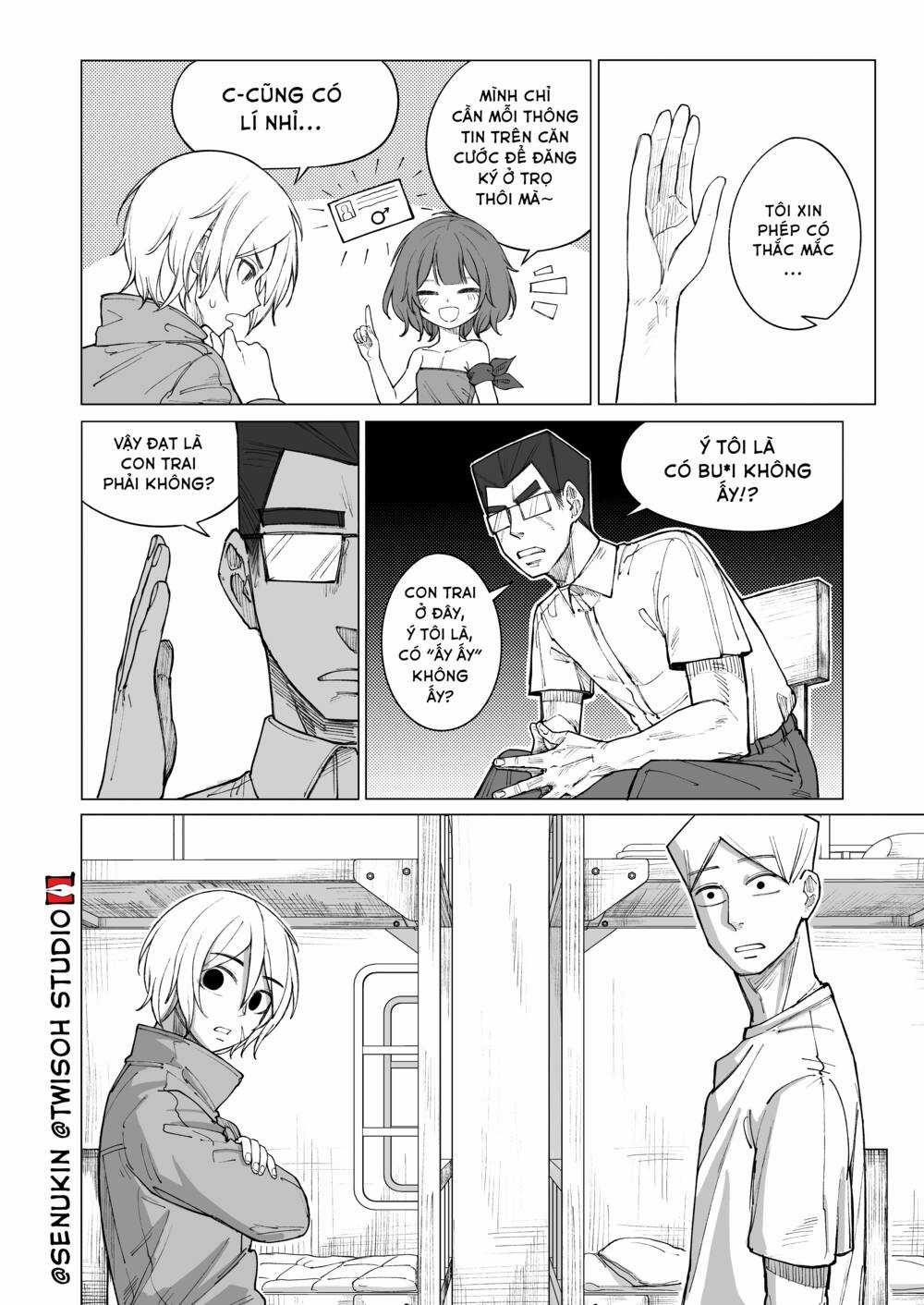 Thằng Bạn Cùng Phòng Của Tôi Chắc Cũng Xinh? Chapter 5 trang 2