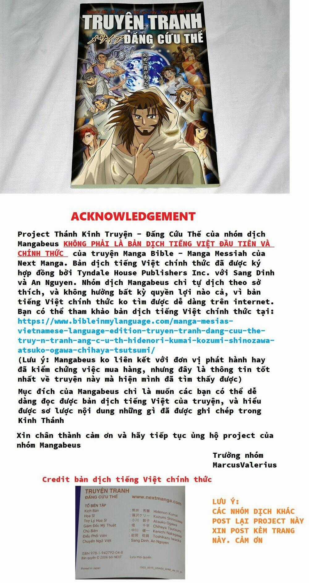 Thánh Kinh Truyện - Đấng Cứu Thế Chapter 17 trang 6