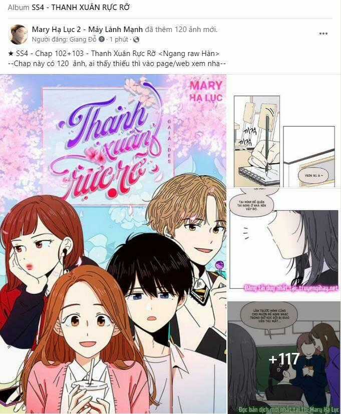 Thanh Xuân Rực Rỡ Chapter 102 trang 0