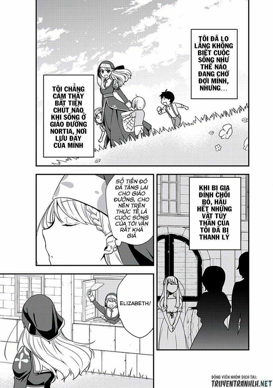 The Banished Villainess! Living The Leisurely Life Of A Nun Making Revolutionary Church Food Chapter 1 trang 12