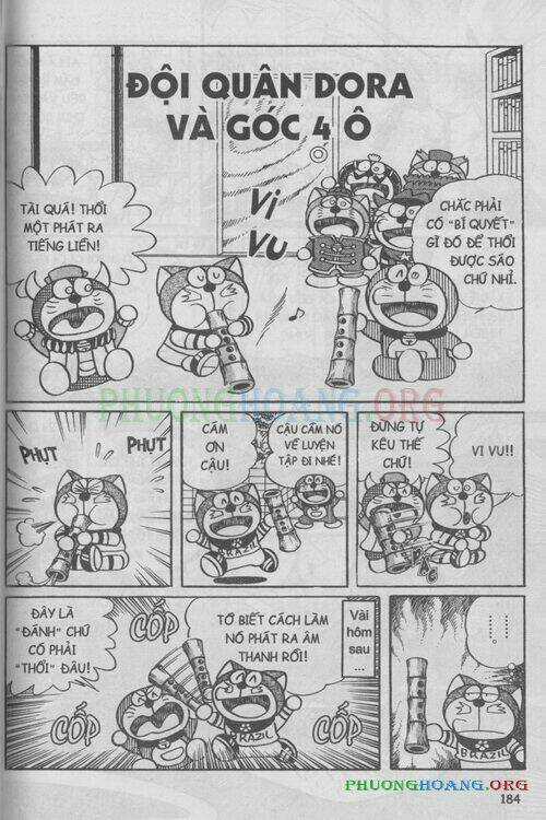 The Doraemon Special (Đội quân Doraemons Đặc Biệt+Đội quân Đôrêmon Thêm) Chapter 11 trang 182