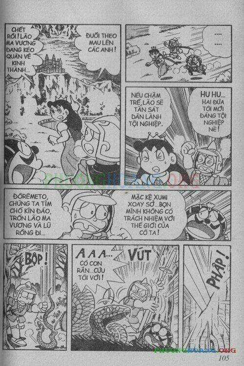 The Doraemon Special (Đội quân Doraemons Đặc Biệt+Đội quân Đôrêmon Thêm) Chapter 2 trang 104
