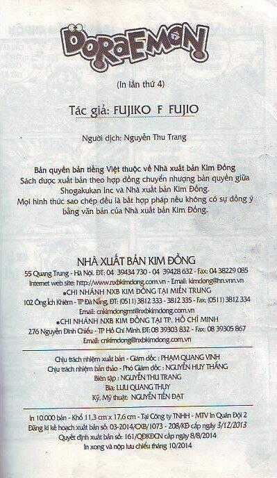 The Doraemon Special (Đội quân Doraemons Đặc Biệt+Đội quân Đôrêmon Thêm) Chapter 7 trang 204