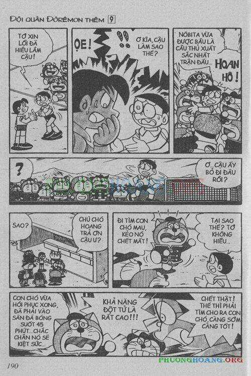 The Doraemon Special (Đội quân Doraemons Đặc Biệt+Đội quân Đôrêmon Thêm) Chapter 9 trang 188