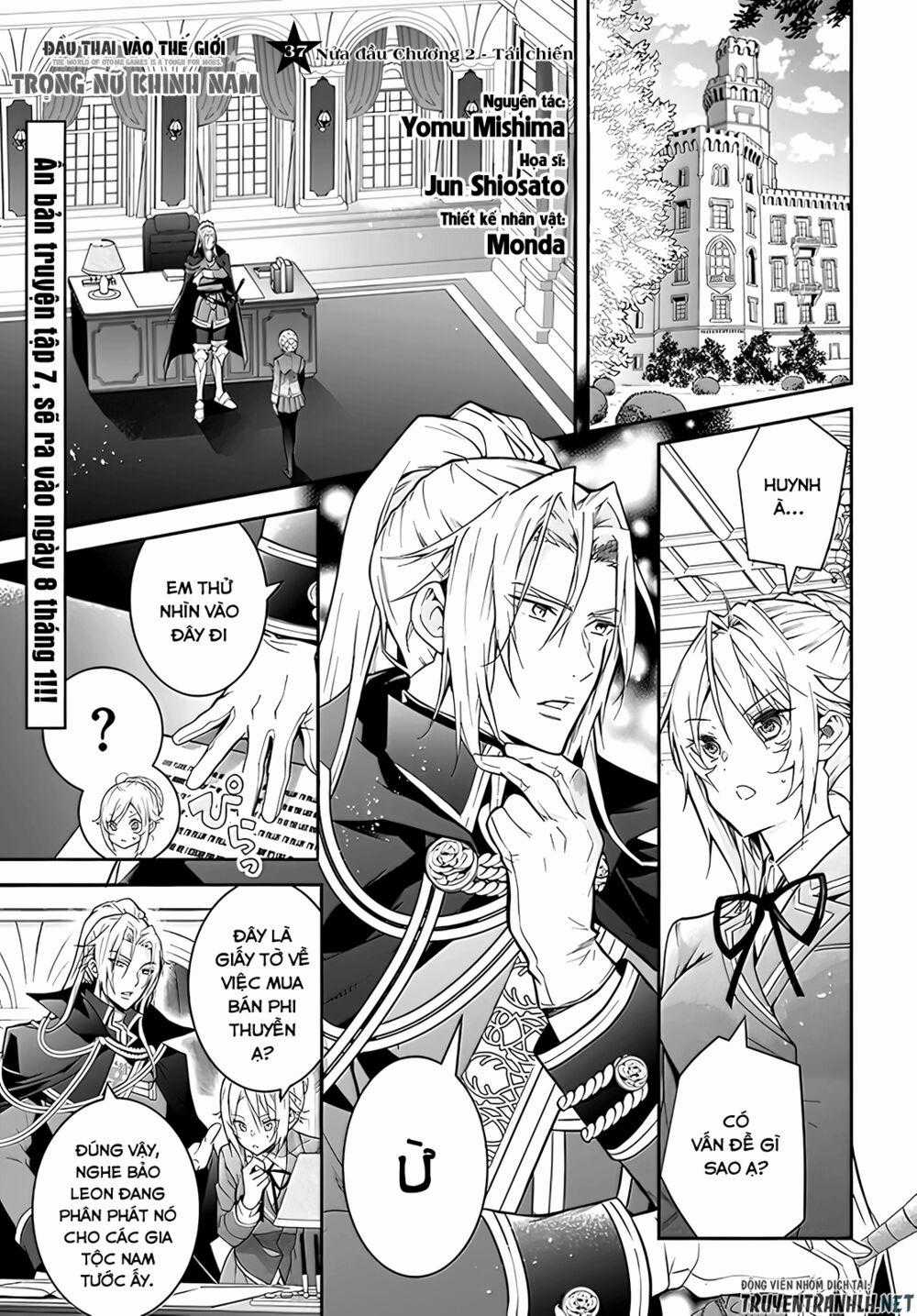 Thế Giới Của Game Otome Thật Khó Khăn Cho Những Thường Dân Máy chơi trò chơi điện tử tốt nhất Chapter 37: Nửa đầu chương 2 - Tái chiến trang 1