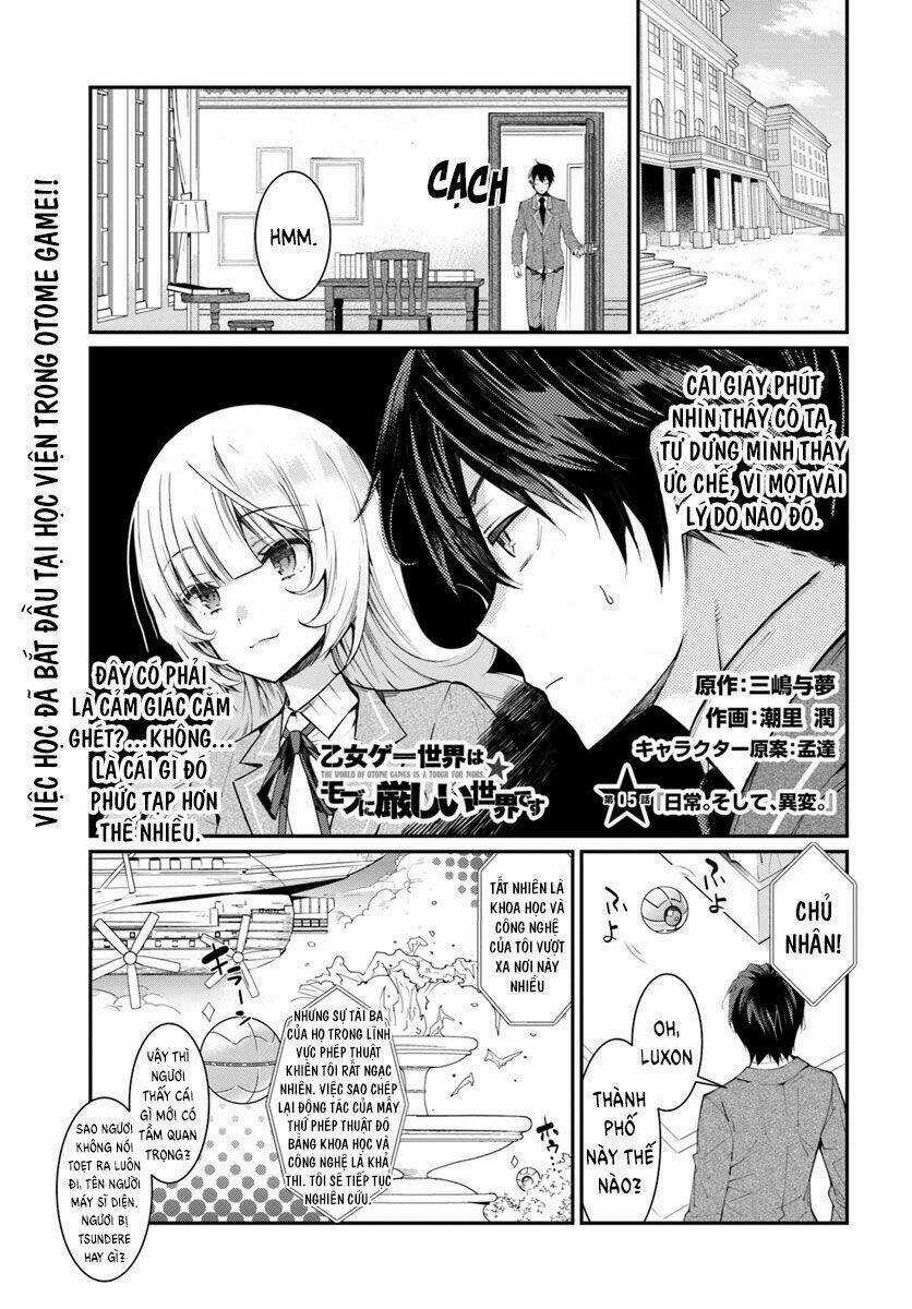 Thế Giới Của Game Otome Thật Khó Khăn Cho Những Thường Dân Chapter 5 trang 1