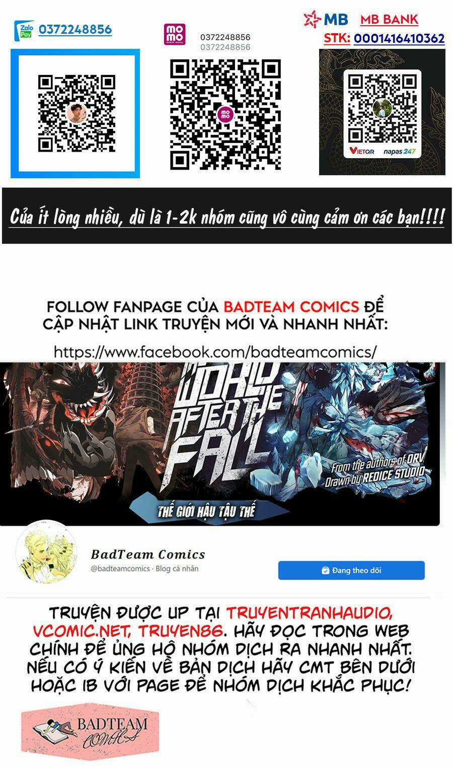 Thế Giới Hậu Tận Thế Chapter 10 trang 126