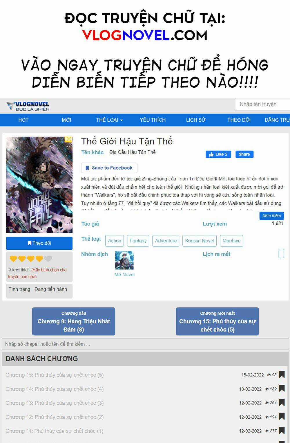 Thế Giới Hậu Tận Thế Chapter 9 trang 104