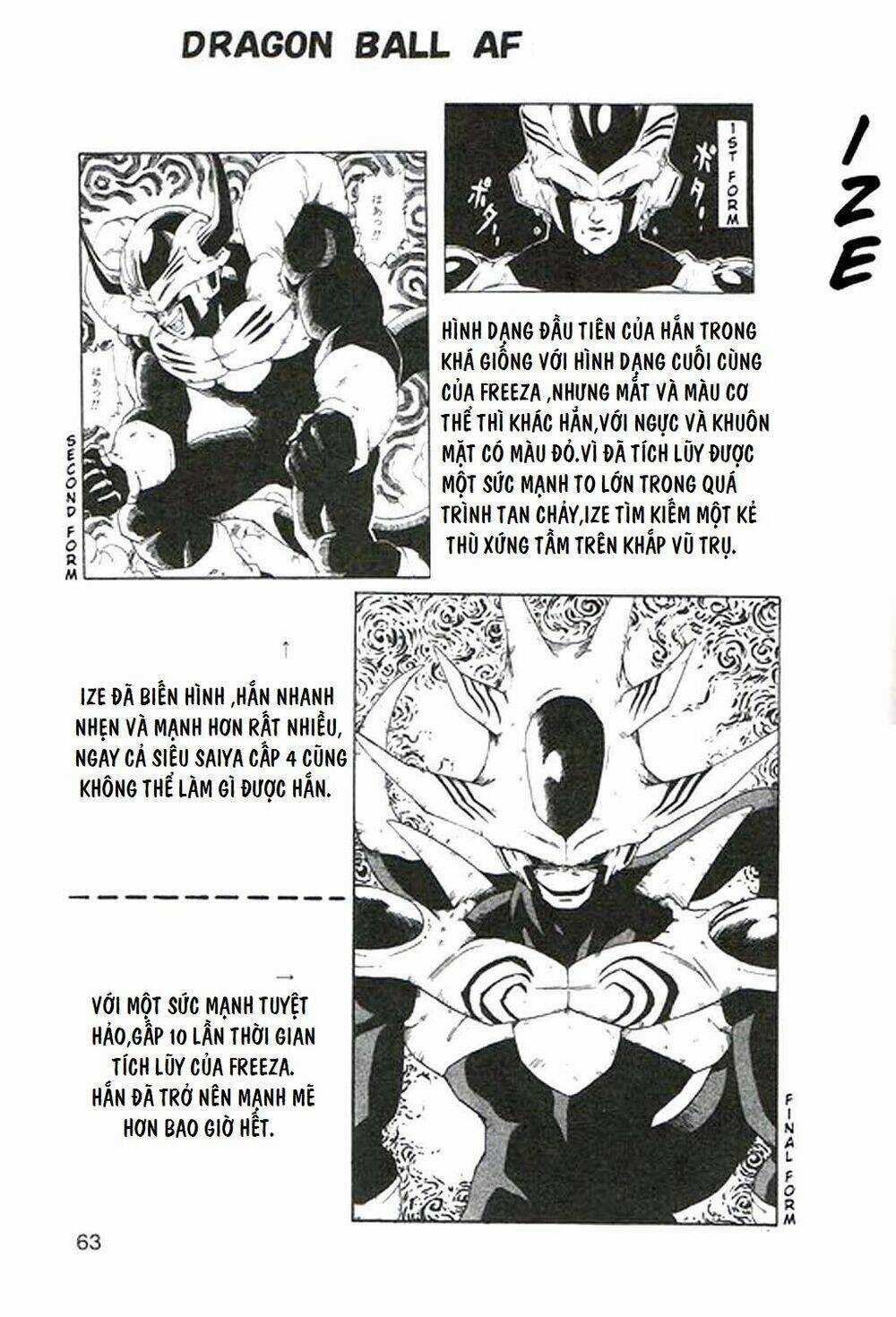 Thế Giới Ngọc Rồng - Con trai Frieza: Ize Chapter 3 trang 62