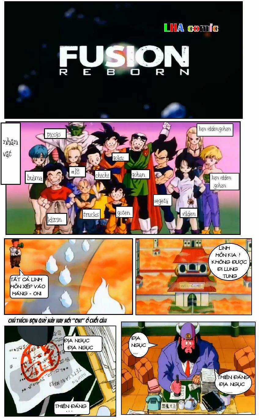 Thế Giới Ngọc Rồng Fusion Reborn Chapter 1 trang 7