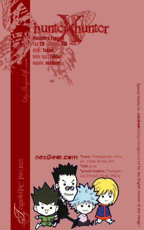 Thế Giới Thợ Săn Chapter 210 trang 0
