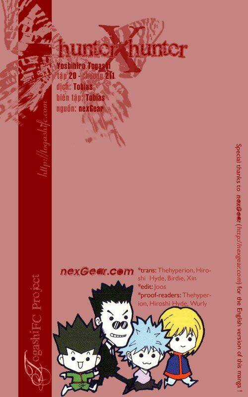 Thế Giới Thợ Săn Chapter 211 trang 0