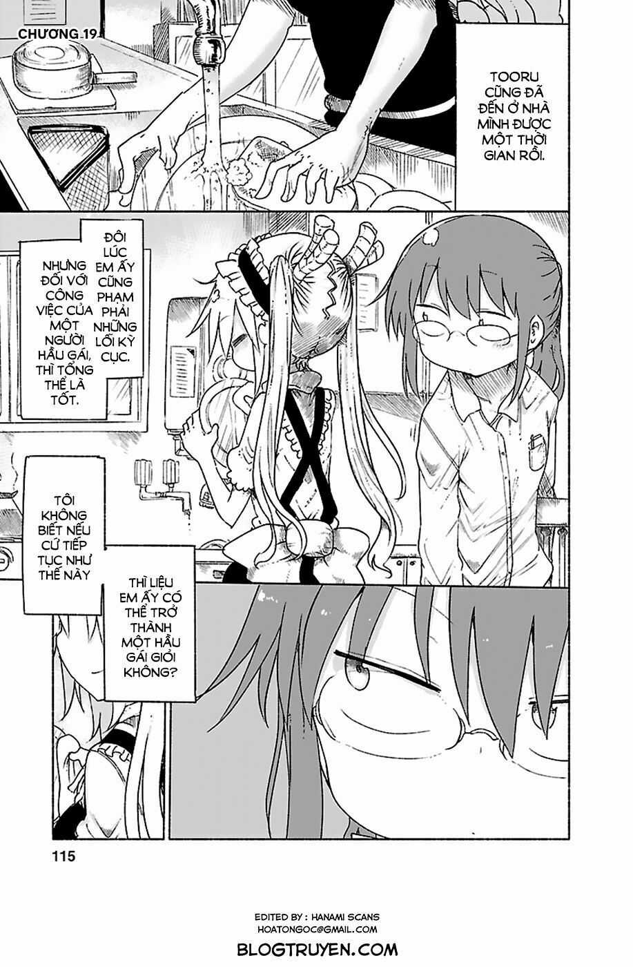 The Maid Dragon Of Kobayashi Chapter 19 trang 1