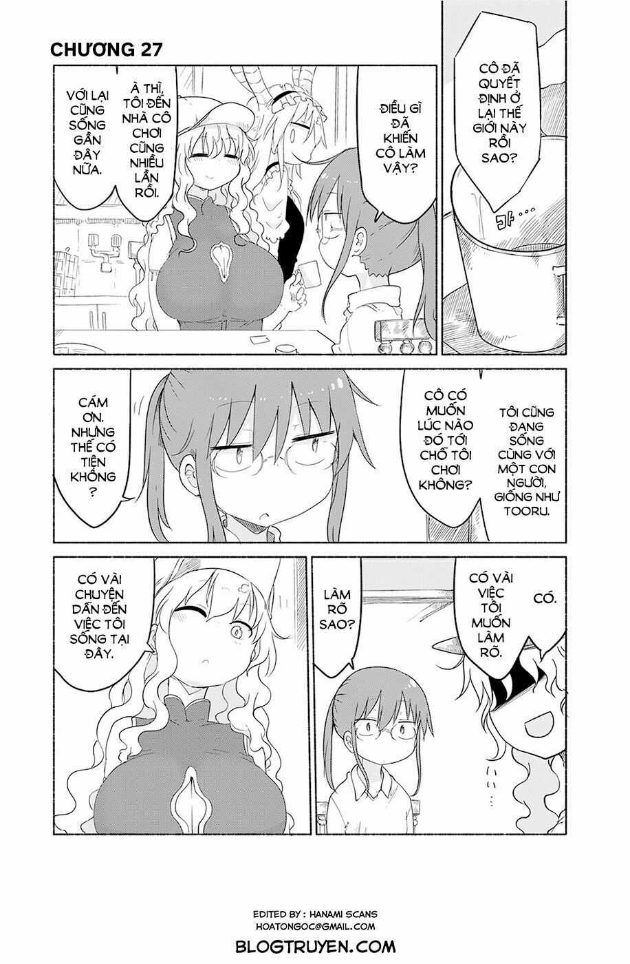 The Maid Dragon Of Kobayashi Chapter 27 trang 1