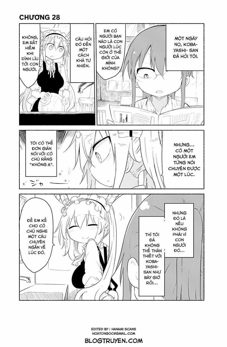 The Maid Dragon Of Kobayashi Chapter 28 trang 1
