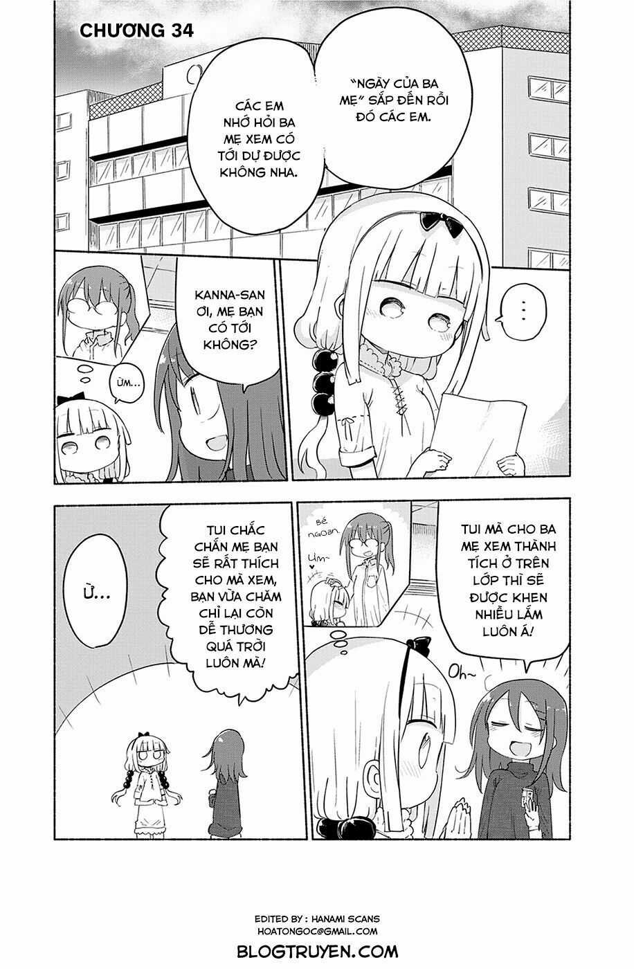 The Maid Dragon Of Kobayashi Chapter 34 trang 1
