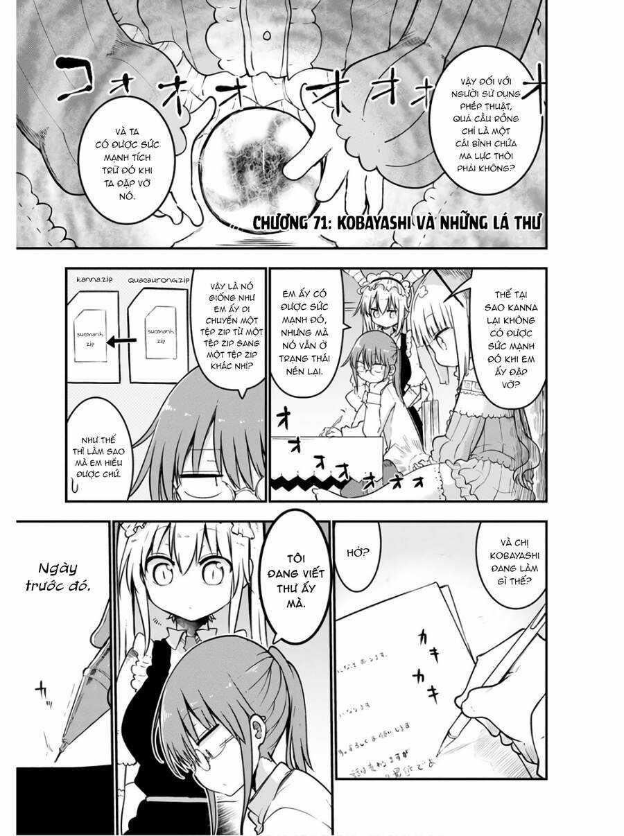 The Maid Dragon Of Kobayashi Chapter 71 trang 1