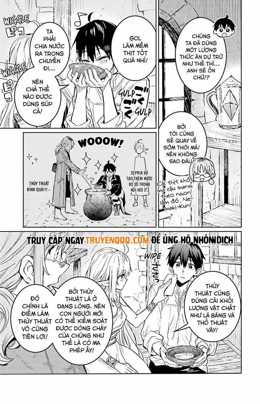 The Sorcerer King Of Destruction And The Golem Of The Barbarian Queen Chapter 9.5 trang 6