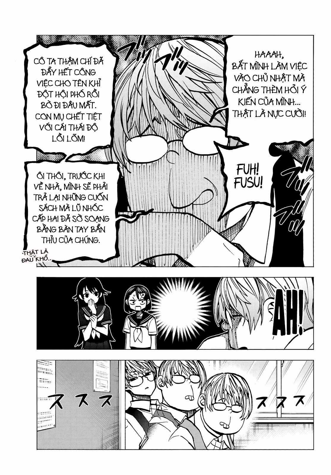 The Story Between a Dumb Prefect and a High School Girl with an Inappropriate Skirt Length Chapter 11 trang 11