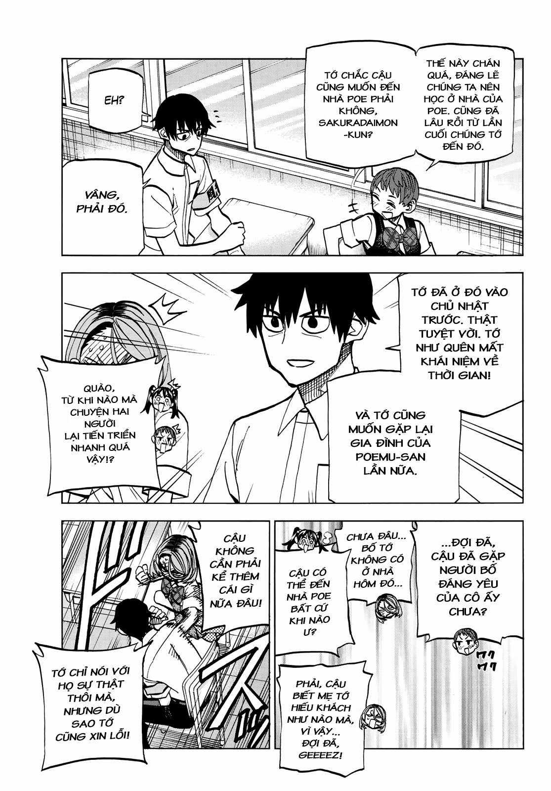 The Story Between a Dumb Prefect and a High School Girl with an Inappropriate Skirt Length Chapter 12 trang 9