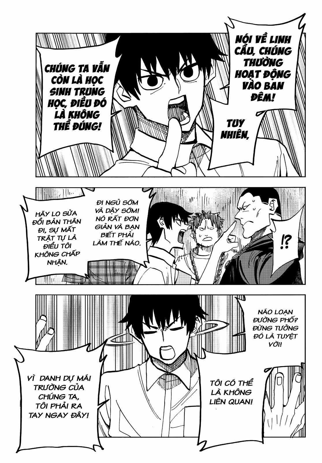 The Story Between a Dumb Prefect and a High School Girl with an Inappropriate Skirt Length Chapter 13 trang 11