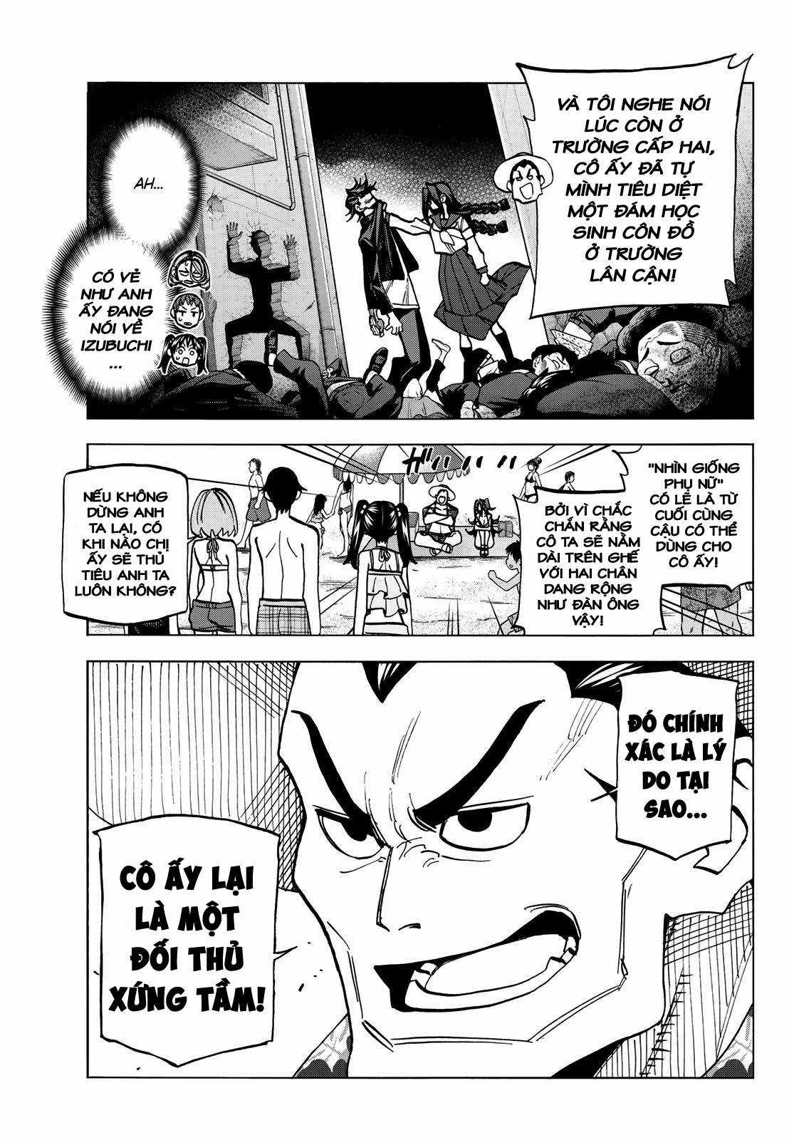 The Story Between a Dumb Prefect and a High School Girl with an Inappropriate Skirt Length Chapter 21 trang 11