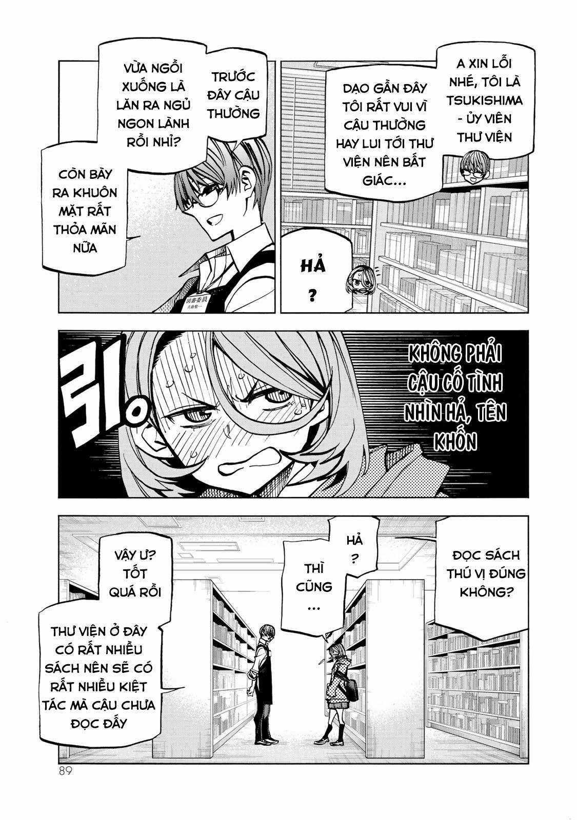 The Story Between a Dumb Prefect and a High School Girl with an Inappropriate Skirt Length Chapter 5 trang 8