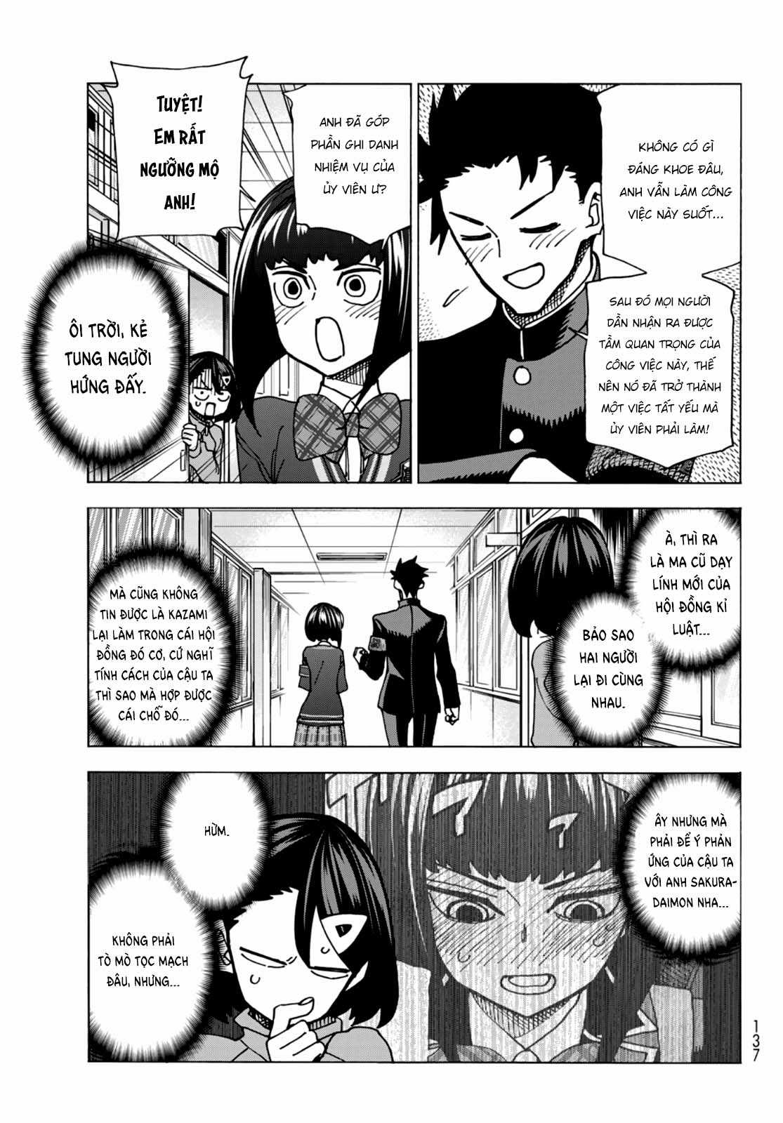 The Story Between a Dumb Prefect and a High School Girl with an Inappropriate Skirt Length Chapter 62 trang 6