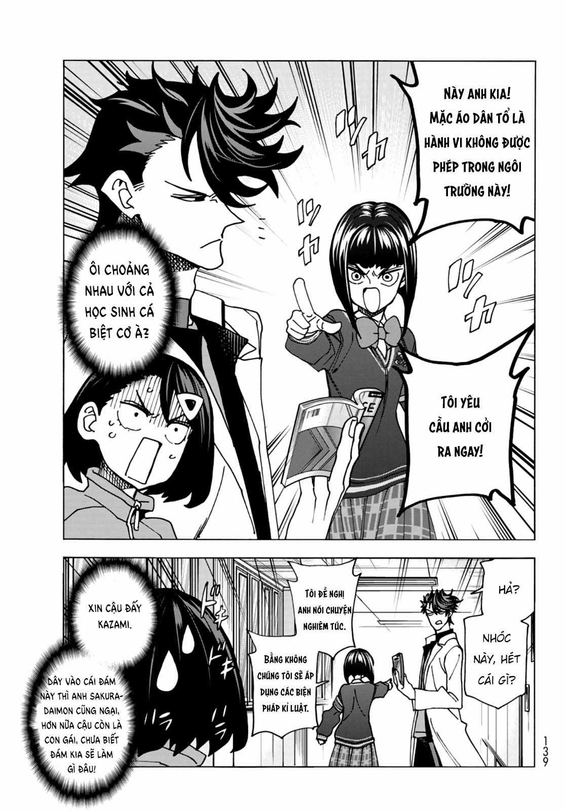 The Story Between a Dumb Prefect and a High School Girl with an Inappropriate Skirt Length Chapter 62 trang 8